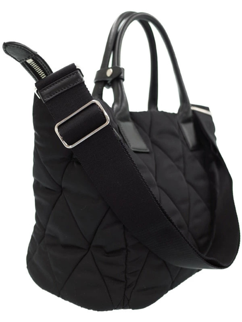 Prada Quilted black Bag Tessuto Crossbody